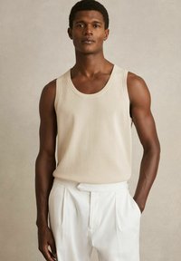 Reiss REGULAR FIT - WATSON TEXTURED  - Top - off white