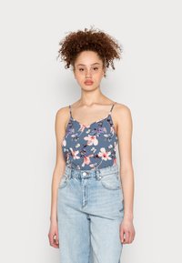 ONLY ONLNOVA PARIS SINGLET  - Top - blue