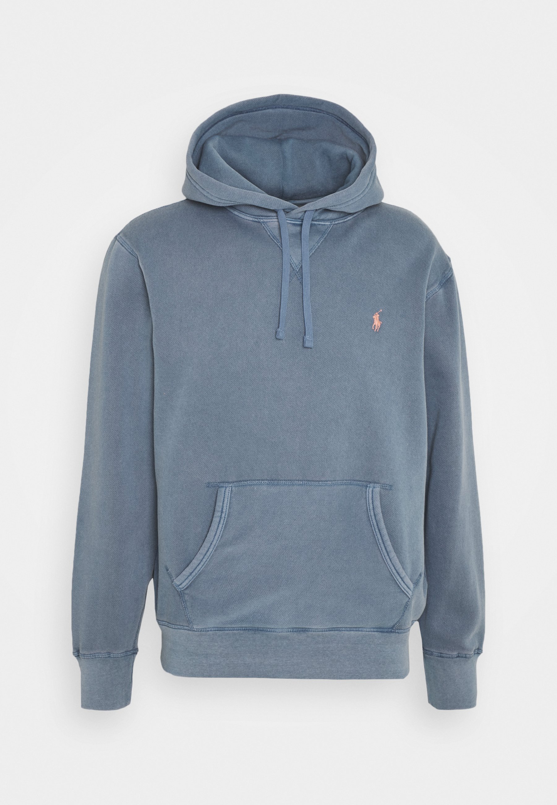 Polo Ralph Lauren GARMENT-DYED FLEECE HOODIE - Hoodie - carson blue/blue -  Zalando.co.uk