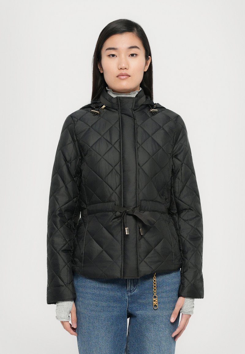 MICHAEL Michael Kors - ECO BELTED PUFFER - Veste mi-saison - black, Agrandir