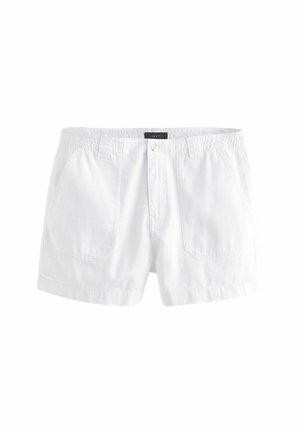 REGULAR FIT - Farkkushortsit - white