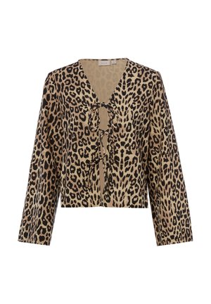 VILA, VILA BLUSE VIPRISILLA - Blouse - beige schwarz