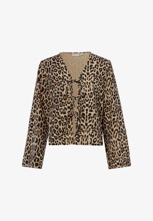 VILA, VILA BLUSE VIPRISILLA - Blouse - beige schwarz