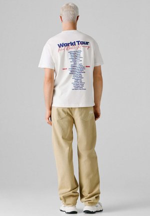 WORLD TOUR - Tričko s potlačou - white
