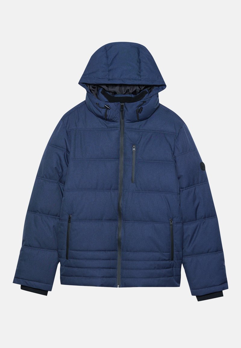Pier One Winterjas blauw denim/bluedenim