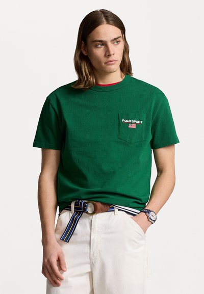 Polo Ralph Lauren SHORT SLEEVE - T-shirts - tennis green