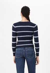 Hollister Co. ICON CABLE V NECK - Džemperis - eventide/grisaille