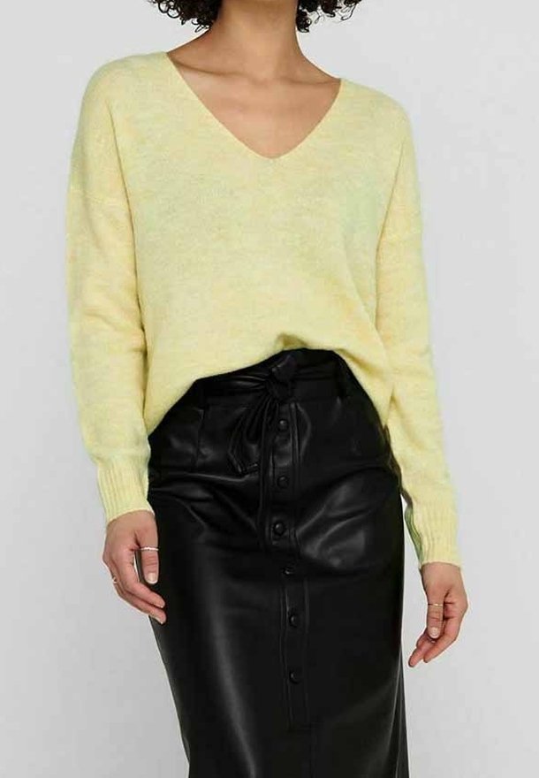 JDY Strickpullover - yellow