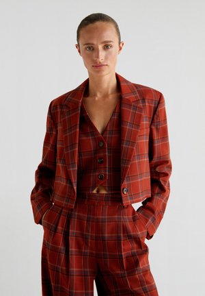 Scalpers CHECK - Blazer - terracotta