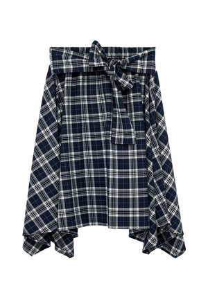 Koton, PLAID MIDI - A-Linien-Rock - dark blue