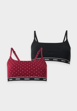 HUGO, BRALETTE 2 PACK - Бюстие - open red