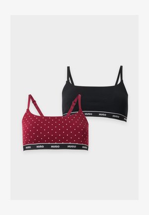 HUGO, BRALETTE 2 PACK - Бюстие - open red