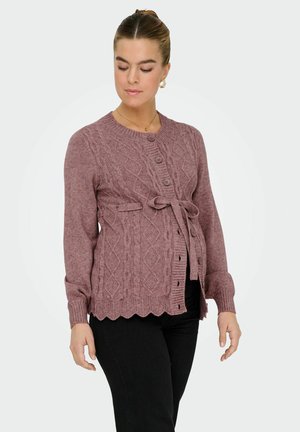 OLMKALLU - Cardigan - rose brown