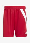 FORTORE 23 SHORT - Sport rövidnadrágok - team power red white