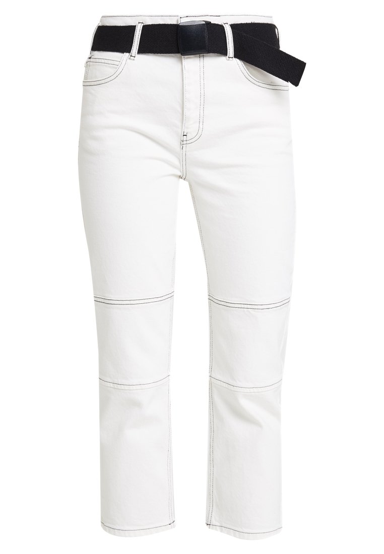 Topshop Straight leg jeans crème