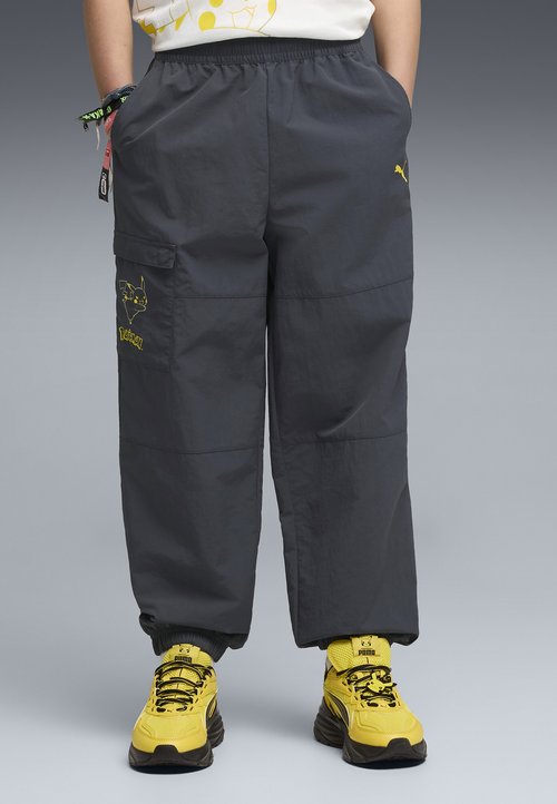 PUMA X POKÉMON RELAXED CARGOHOSE - Cargo trousers - strong gray — photo 2