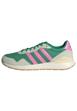 Sneakers laag - semi court green   bliss pink   warm vanilla