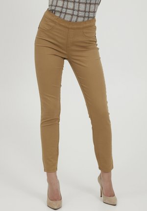 FRBASOFDEN 3 LEGGINGS - Jeans Slim Fit - tobacco brown