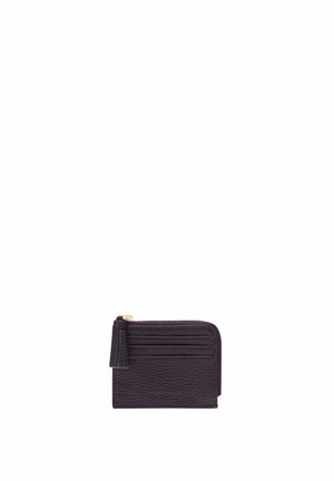 METALLIC TASSEL CARD HOLDER - Portefeuille - prune