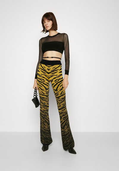 GCDS TROUSERS - Παντελόνι - yellow