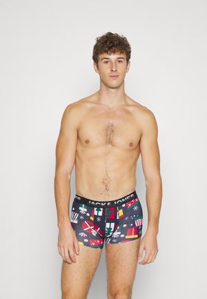 JACK&JONES PLUS Jacteo Solid Trunks 5 Pack Box Pls, Navy Blazer/Pack: vineyard Wine - Zwart - Kombu Green - Legion Blue, 3XL