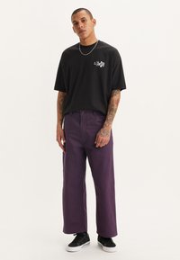 Levi's® Skateboarding SKATE CROP CARPENTER - Traperice opuštenog kroja - night shade x