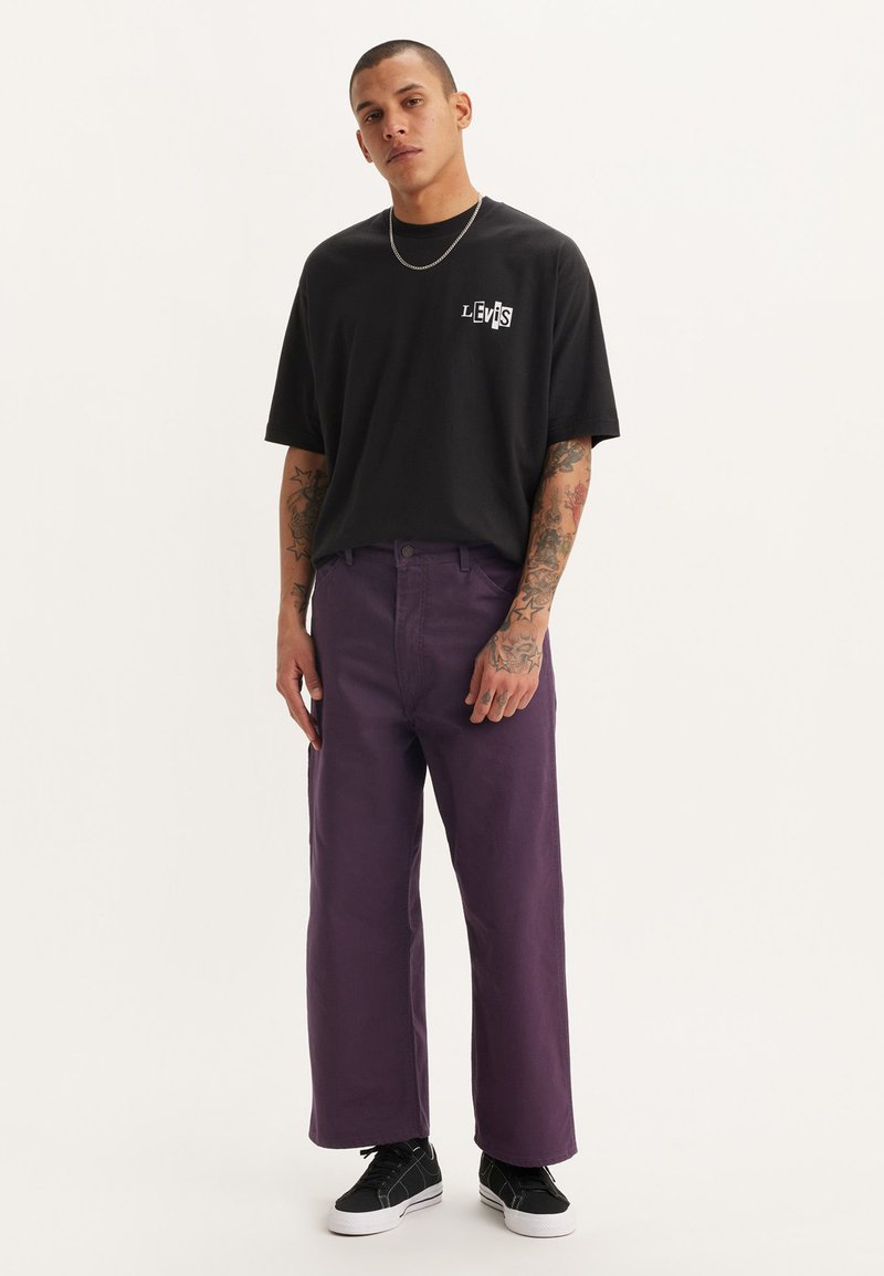 Levi's® Skateboarding SKATE CROP CARPENTER - Traperice opuštenog kroja - night shade x