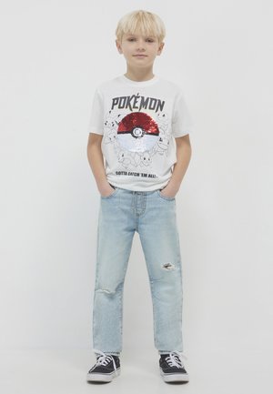 Straight leg jeans - blu denim chiaro