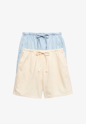 Marks & Spencer, 2 PACK - Shorts vaqueros - ecru mix