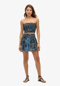 Superdry & Co TROPEZ  - Top - navy leaf paisley