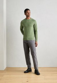 Marc O'Polo CREWNECK WITH RAGLAN WAVE STRUCTURE - Džemper - victorian mist