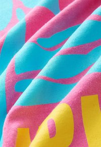 Next BRIGHT GRAPHIC CREW NECK  - T-shirt print - pink ibiza city