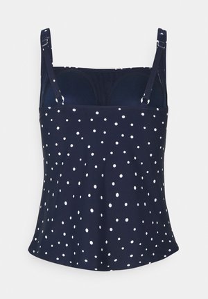 LASCANA, TANKINI - Bikini-Top - navy/white