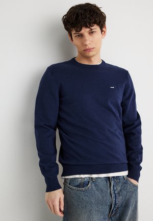 LIGHTWEIGHT SWEATER - Striktrøje - naval academy