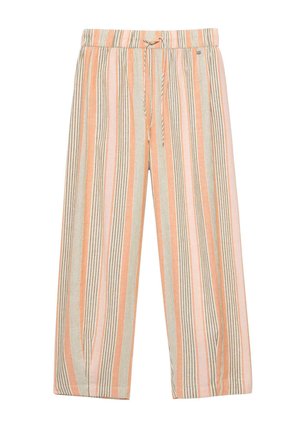 PULL&BEAR, STRIPED BARREL - TROUSERS - Pantalon classique - salmon