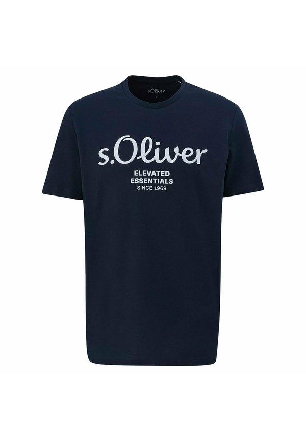 4ER PACK  LOGO RUNDHALS - Print T-shirt - weiß blau dunkelgrau schwarz4