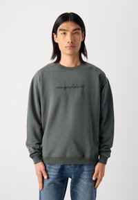Marc O'Polo DENIM CREW NECK RELAXED - Felpa - teal green