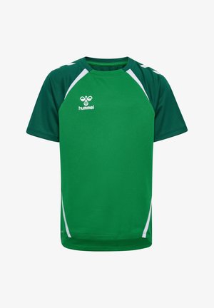 Hummel Sport T-Shirt - jelly bean evergreen