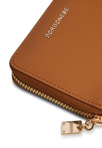 Borbonese LETTERING MEDIUM-ZIPAROUND - Geldbörse - caramel