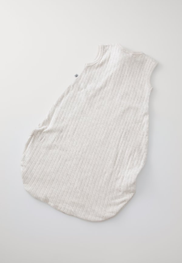 UNWATTIERT ÄRMELLOS UNISEX – Nachtwäsche Schlafsack – beige mélange