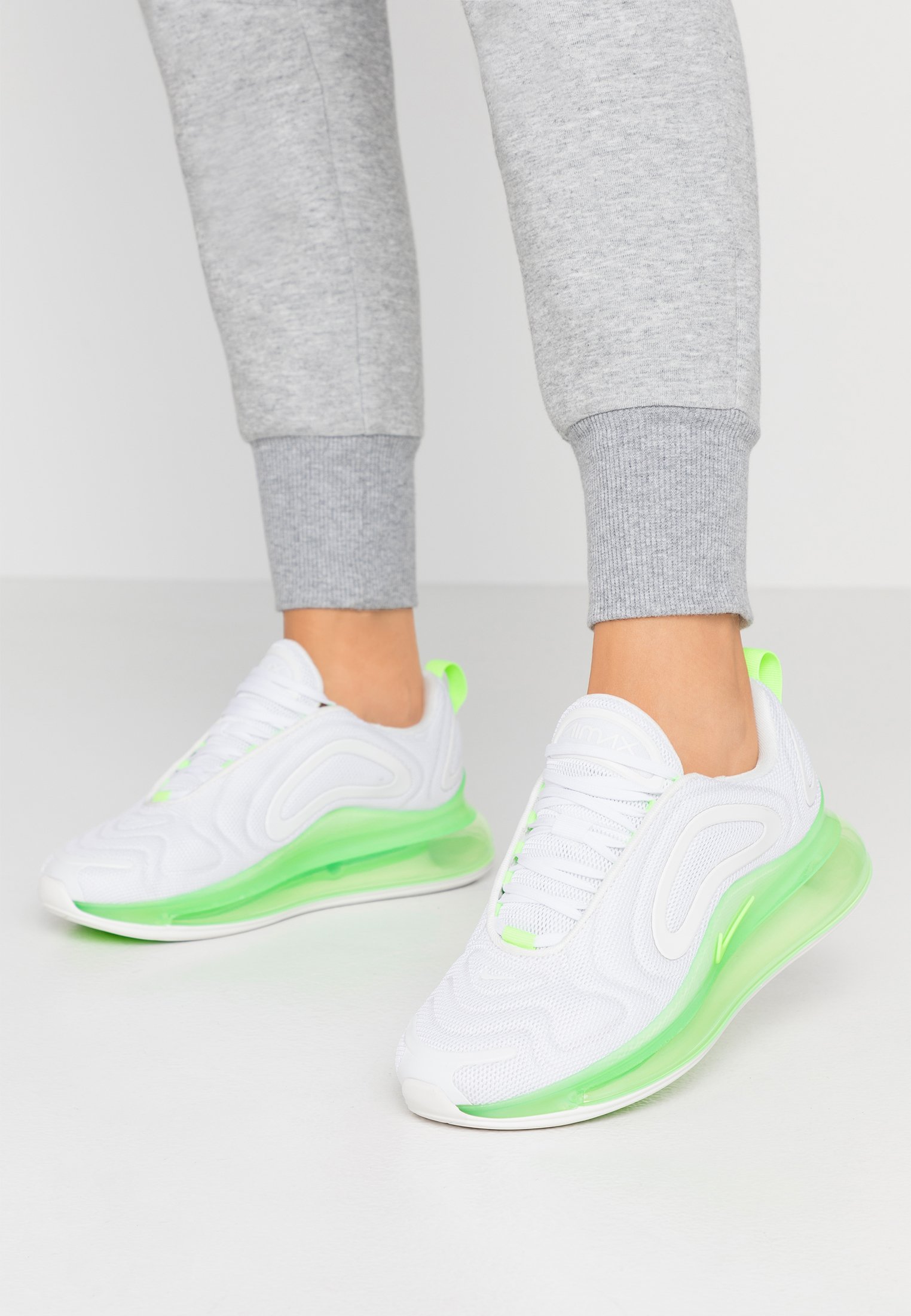 AIR MAX - Sneakers laag - phantom/summit white/electric green AIR MAX - Sneakers laag - phantom/summit white/electric green