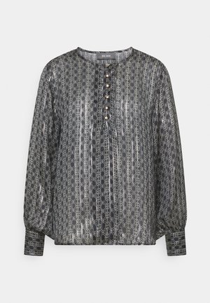 PERLA TILE BLOUSE - Camicetta - black
