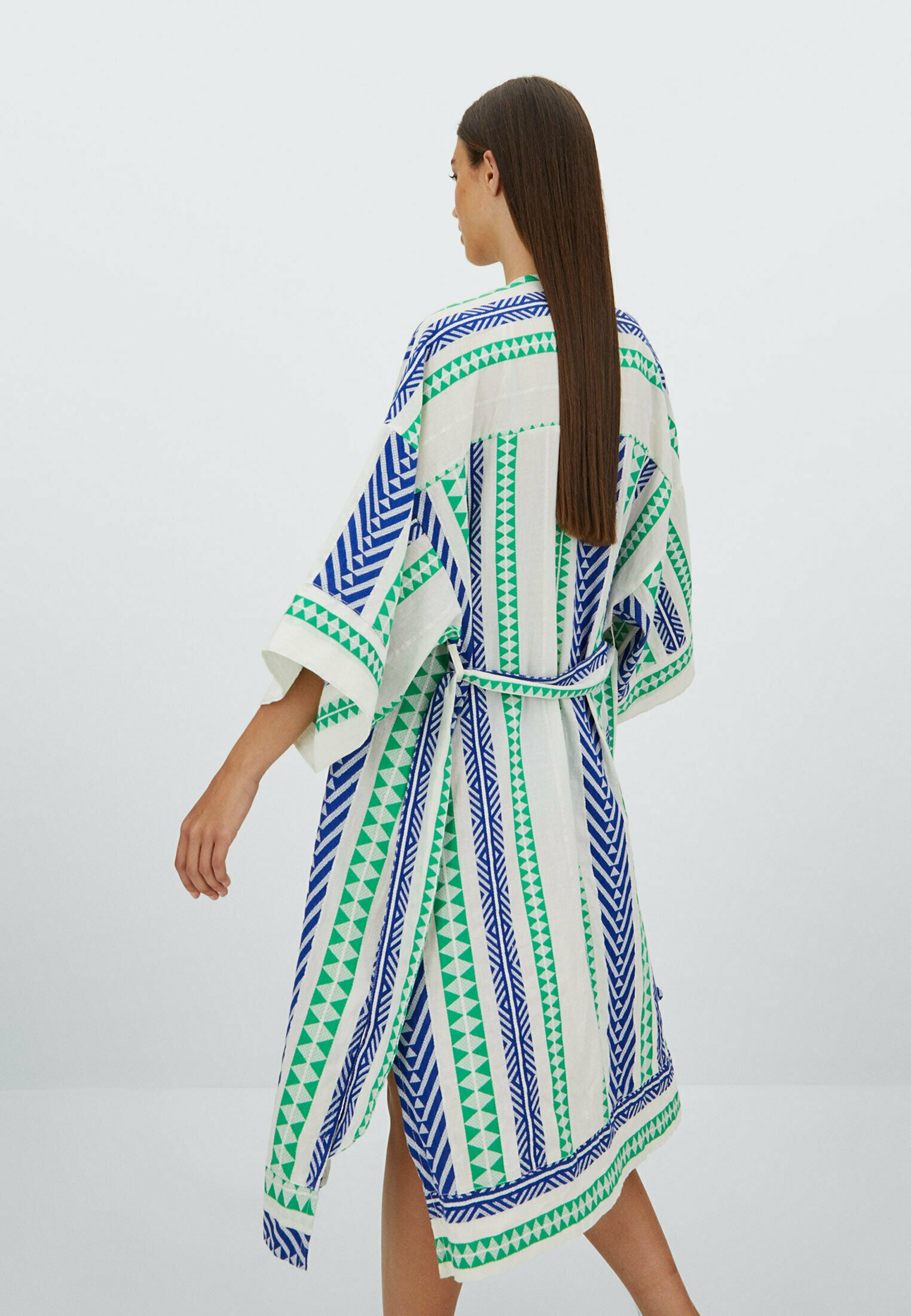 Stradivarius LANGER KIMONO - Accessorio da spiaggia - blue/blu - Zalando.it