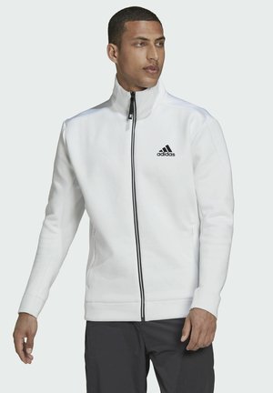 Sudadera con cremallera - white