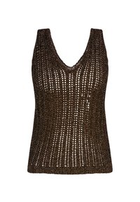 MIT EFFEKT TYLIN - Top - schwarz gold