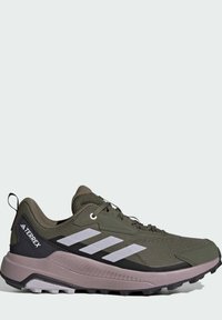 Adidas Terrex ANYLANDER - Chaussures de running - olive strata   silver dawn   amber tint