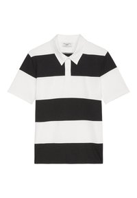 Marc O'Polo DENIM CUT SEW - Poloshirt - black multi