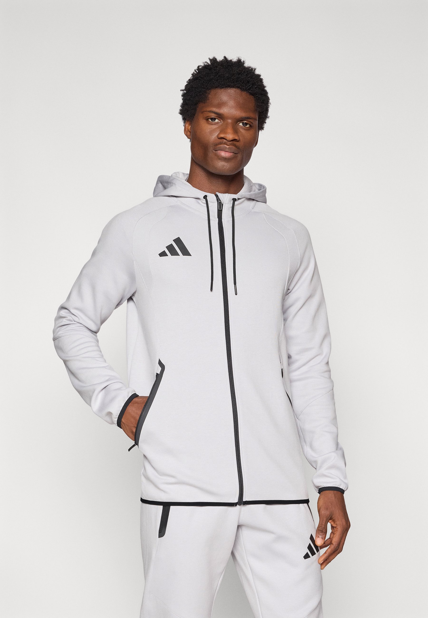 adidas Performance TIRO TRAVEL HOODIE - Zip-up sweatshirt - team