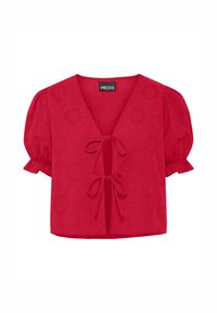 PCRILEY TIE - Bluza - poppy red
