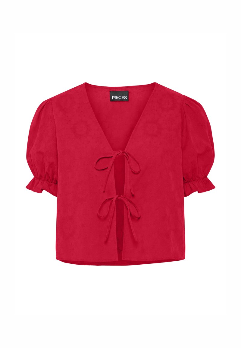 Pieces Blouse rood